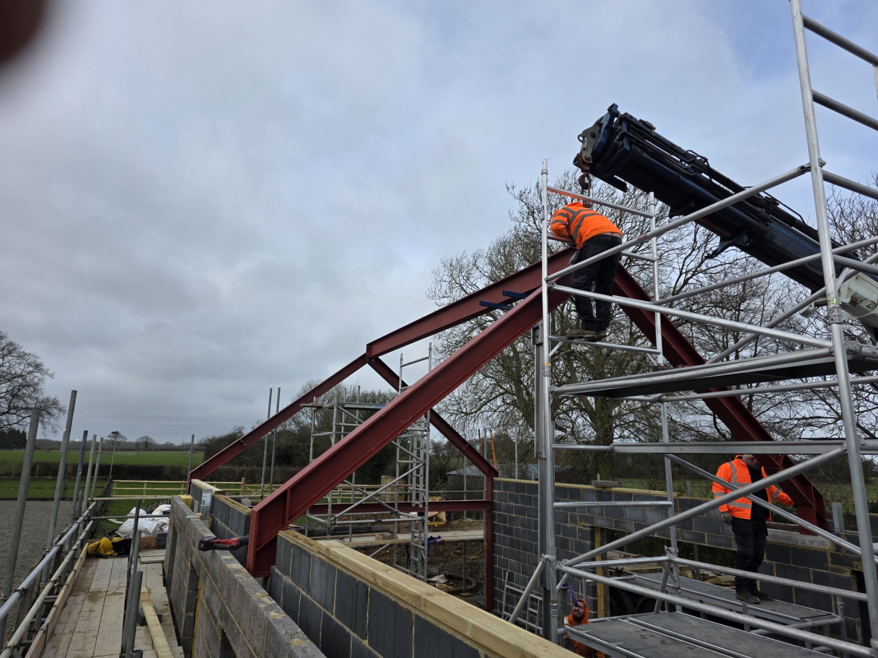 HIAB crane hire Kent — specialist lifting operation